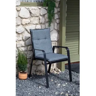 BEO Niederlehner Auflage 101 x 50 x 6 cm grau/weiß 4 St.
