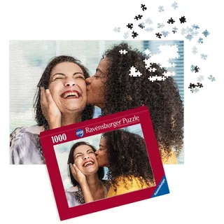 Ravensburger Fotopuzzle - 1000 Teile Puzzle zum Selbstgestalten - personalisierte Fotogeschenke für Kinder und Erwachsene (Verpackung: Pappschachtel Herz-Design, 1000 Teile - Querformat)