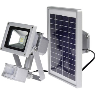As - Schwabe, Gartenbeleuchtung, LED Solarstrahler mit Bewegungsmelder (550 lm, IP44)