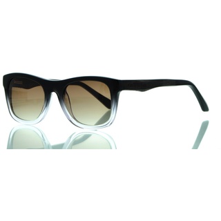 Sonnenbrille Rebell Kunststoff Holz schwarz transparent