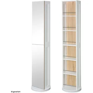 Hti-Living Standspiegel mit Regal und Drehfunktion