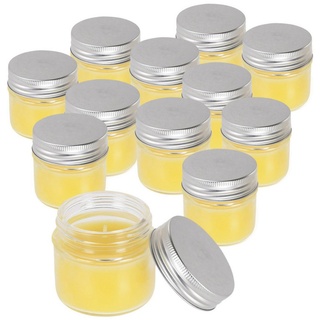 Spetebo Duftkerze Citronella Duft Kerze (Set, 12-tlg., Größe wählbar), Duftlicht mit Zitronen Aroma Ø 6 cm x 6 cm x 6 cm