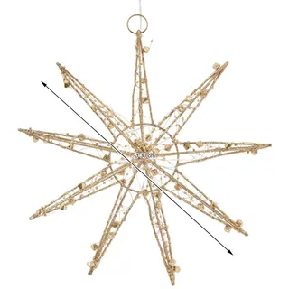 ECD Germany Weihnachtsstern 30 cm Gold
