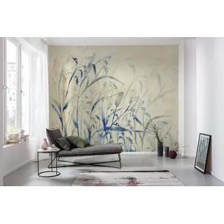 KOMAR Vliestapete Castle 300 cm x 250 cm Beige-Blau