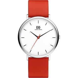 Danish Design Herren Analog Quarz Uhr mit Leder Armband IQ24Q1190