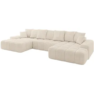 altdecor Ecksofa 6-Sitzer Beige