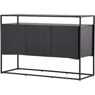 VCM Sideboard Kingsport 120 x 45 cm Schwarz