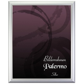 BIRAPA Einzelrahmen Bilderrahmen Palermo, (1 Stück), 40x40 cm, Silber, Holz silberfarben 40 cm x 40 cm