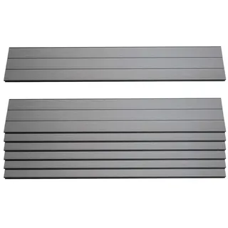 MCW Sichtschutzelement Savoie-7-L, (Set, 7er), Witterungs- und UV-Beständig, Auch als 4er Set erhältlich grau