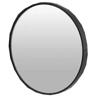 ZLYWE 5-10X HD Saugnapf Vergrößerungsspiegel Kosmetikspiegel Tragbar Rund Wandmontierbar 8.4cm X 8.8cm Gewicht 34g (B Black)