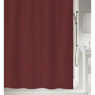 spirella Duschvorhang Spirella Anti-Schimmel Duschvorhang - Anti-Bakteriell, waschbar Breite 180 cm, Anti-Schimmel Textil-Duschvorhang, Polyester, 180x180 cm, waschbar rot 180 cm x 180 cm