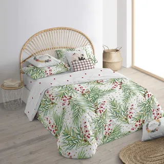 Belum Bettbezug für Weihnachten, 50% Baumwolle, 50% Polyester, Bettbezug mit Knöpfen Lappland 4 150 (240 x 220)
