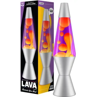 Lava Lampe Gelb/Lila