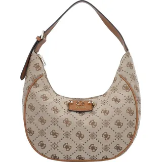 GUESS Neda Schultertasche 30 cm beige
