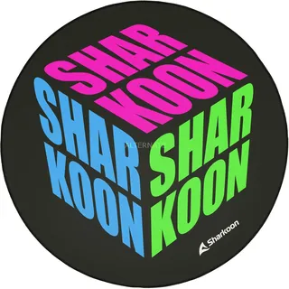 Sharkoon SFM11 Cube Bodenschutzmatte 120 x 120 cm Blau/Grün/Pink/Rosa