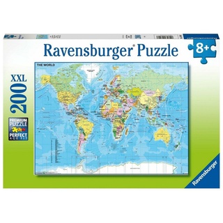 Ravensburger Puzzle »Ravensburger Kinderpuzzle - 12890 Die Welt - Puzzle-Weltkarte für...«, Puzzleteile