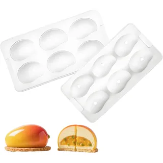 QIUMING mangoform silikon Backformen 3D-Silikonform für Kuchen