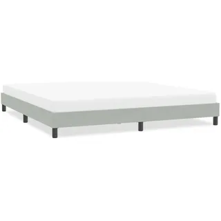 vidaXL Bettgestell 200 x 220 cm Hellgrau