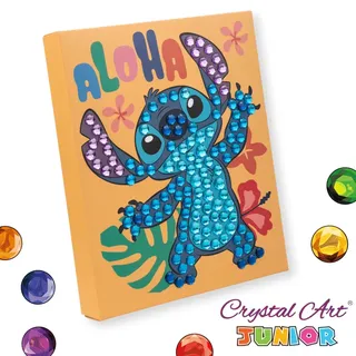 Craft Buddy Crystal Art Junior Bastelset Disney Stitch