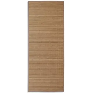 vidaXL Bambusteppich 80 x 200 cm braun