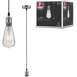 Paulmann Eldar 1-flg. 10 cm rund grau/nickel