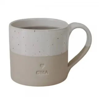 Eulenschnitt Tasse Tasse Oma (Groß)