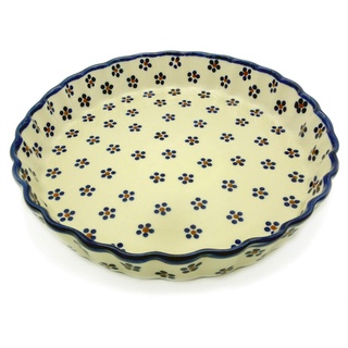 Bunzlauer keramik Tarte- oder Quicheform 26,5 cm (Dekor Margarete)