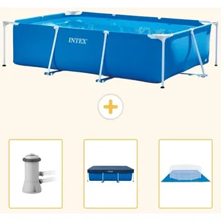 Rechteckiger Frame Pool - 300x200x75 cm - 4-teilig SCB76 - Blau