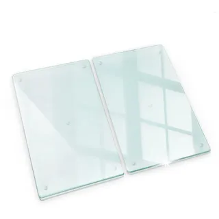 Tulup Schneidebrett 2-tlg. 30 x 52 cm Transparent