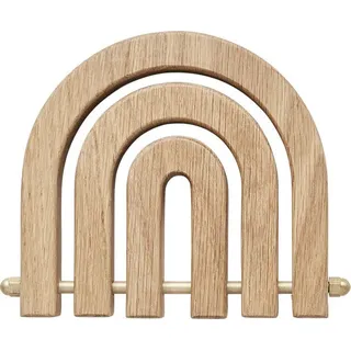 Rainbow Untersetzer 13 x 11 cm, Holz