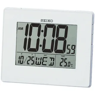 Seiko Quarzwecker weiß