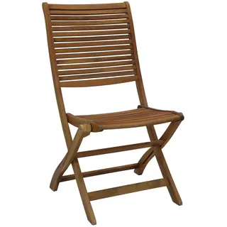 KLAPPSTUHL OHNE ARMLEHNE AUS MASSIVHOLZ 50X64X94H CM MOD. RIVIERA