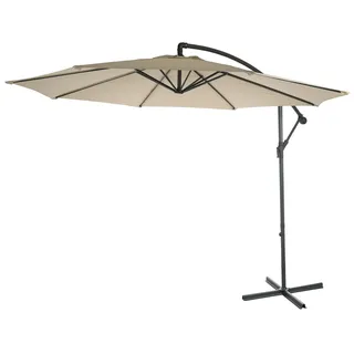 Mendler Acerra Ø 300 cm creme ohne Ständer