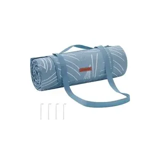 Songmics Picknickdecke hellblau 200 x 200 cm