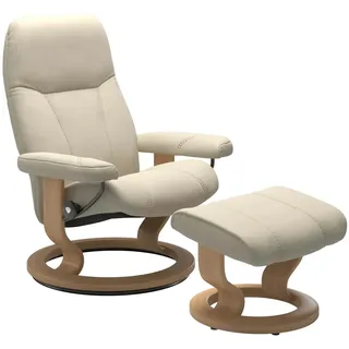Stressless Consul Classic | in Leder Batick Batick Cream M Eichefarben