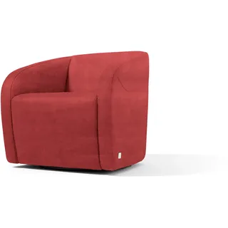 Egoitaliano Sessel Charlottaas Polyester 73 x 73 x 76 cm rot/marsala drehbar