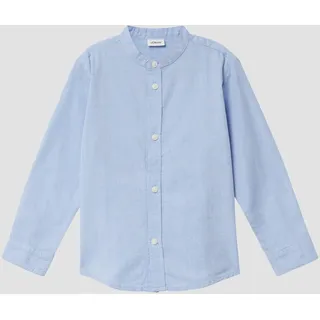 s.Oliver Chambray-Hemd mit Stehkragen im Slim Fit Blau 128/134
