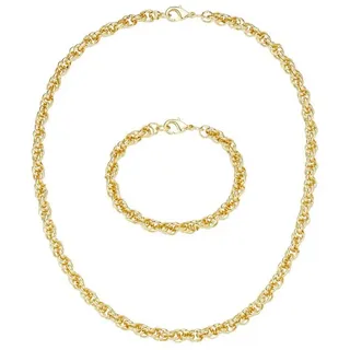 FIRETTI Schmuckset gold