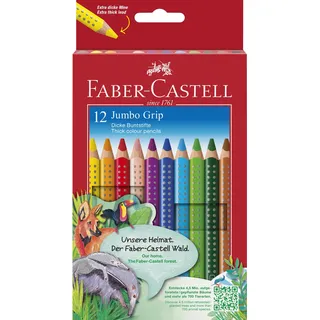 Faber-Castell Farbstiftetui Jumbo Grip 12 St.