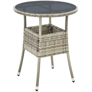 Juskys Gartentisch Yoro - Grau