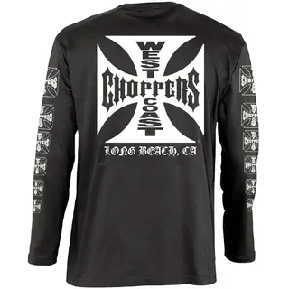 West Coast Choppers Og Lbc Langarm-T-Shirt Schwarz XXL