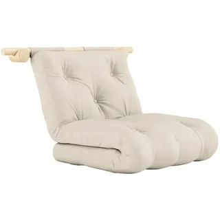 Karup - Hooked Schlafsessel inkl. Bravo Matratze 75 x 200 cm, beige