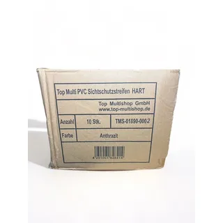 10x formstabile PVC Sichtschutzstreifen HART für Stabmattenzaun