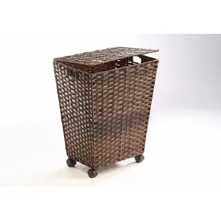 Locker Wäschekorb, mit Rollen