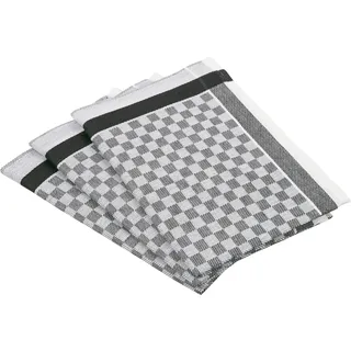 Ross 3er Pack Zwirn Halbleinen Geschirrtücher Karo 50x70 cm