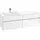 Waschbeckenunterschrank C02200DH 160 x 55 cm Glossy White