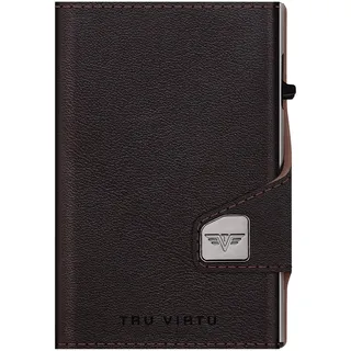 Tru Virtu Click & Slide Geldbörse Unisex braun/silber