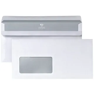 Posthorn DIN Lang 100 g/m2 Weiß 1000 St. mit Fenster, selbstklebend