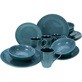 CreaTable Reactive Nostalgic Kombiservice 16-tlg. blau