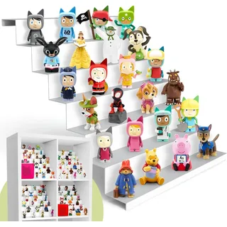 Toni Regal Magnetisch - für IKEA Kallax & 50+ Figuren I Toniebox 1 & 2 | Tonibox & Tonie Regal Mädchen & Jungen Tonie Aufbewahrung für Toniboxfigure im Kinderzimmer Toonieregale Toonie tonieregal